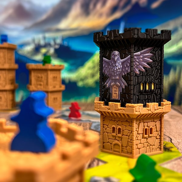 Wandering Towers: Tower Replacements - Board Game Upgrades - Board Game Accessories