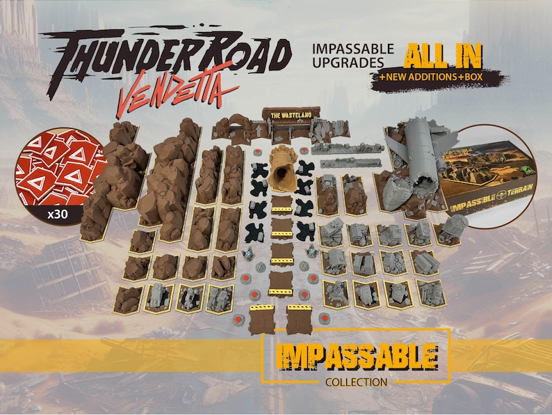 Thunder Road: Vendetta - Impassable Upgrades ALL IN +New Additions - Officially Licensed