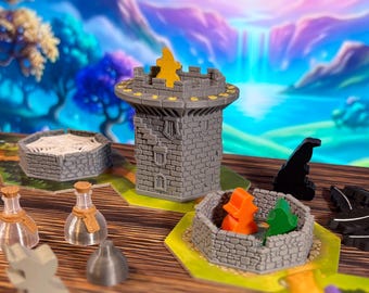 Wandering Towers: Magic Tower - Board Game Upgrades