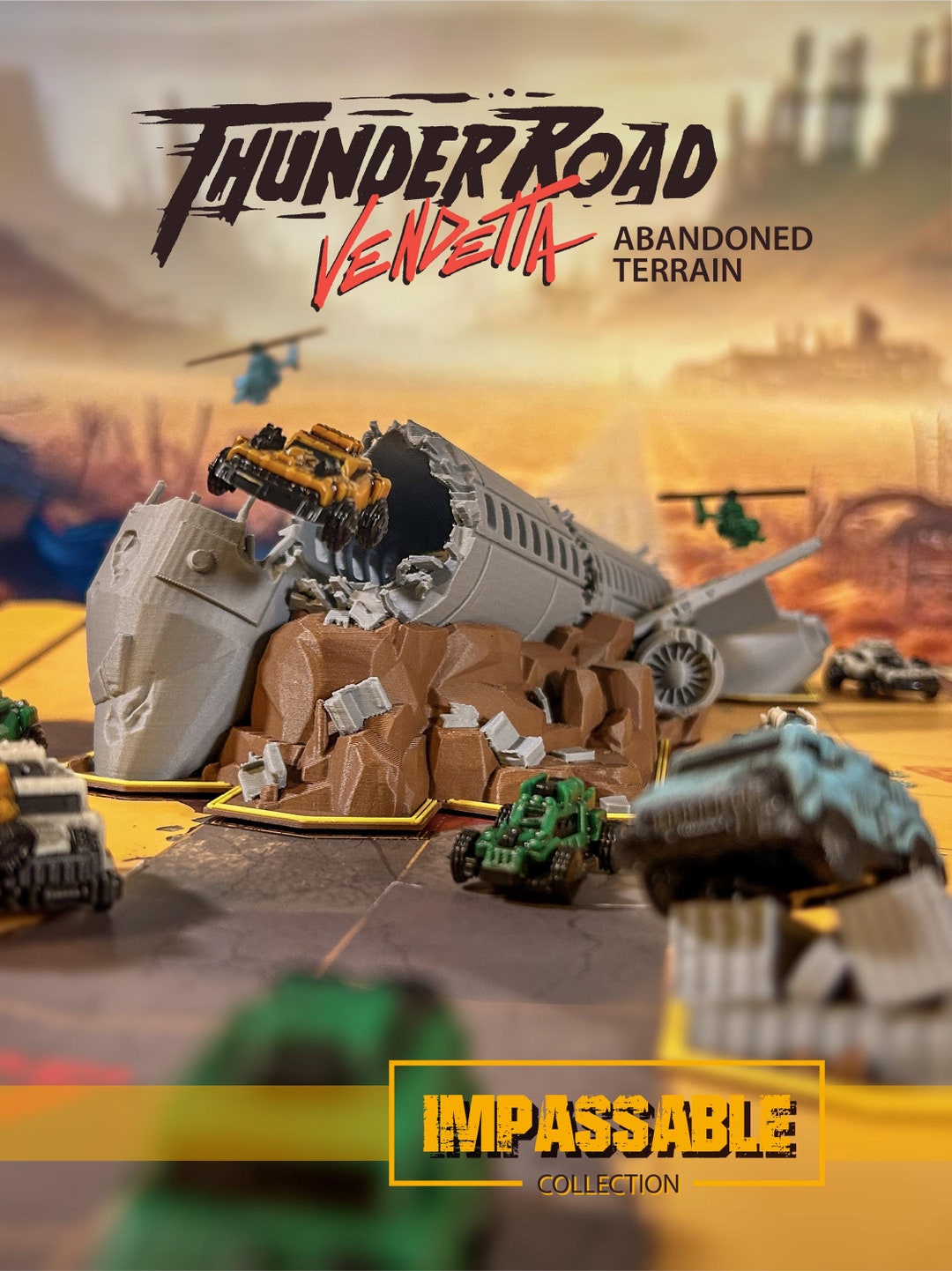 Thunder Road: Vendetta - Abandoned Terrain - Officially Licensed - Etsy