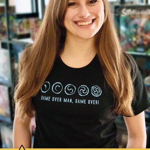Game Over Man! Nemesis, Aliens Quotes, Board Game T-shirt, Gamer Shirt, Board Game Gift, Bella+Canvas