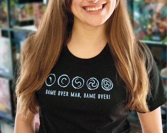 ¡Se acabó el juego, hombre! Némesis, Citas de extraterrestres, Camiseta de juego de mesa, Camisa de jugador, Regalo de juego de mesa, Bella+Canvas