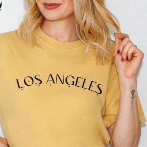 Los Angeles Shirt LA Shirt West Coast Shirt Minimal Graphic Tee Road Trip Shirt Cali Girl Shirt California Gift LA Gifts LA Shirt for Women