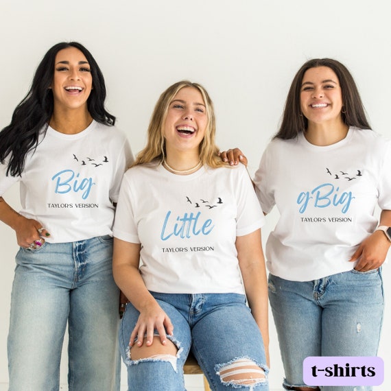 Little Sorority Shirt Big Reveal Sister Family Lines Tshirt Little Sorority Shirt Big Reveal Sister Family Lines Tshirt