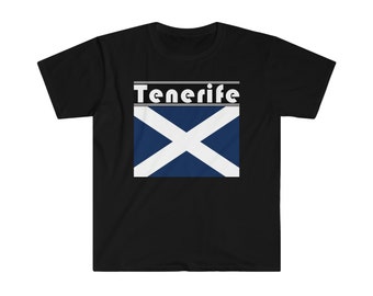 Cadeau de T-shirt de drapeau de Ténérife - unisexe confortable