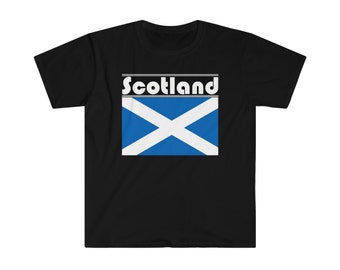 Cadeau de T-shirt de drapeau de l'Ecosse - unisexe confortable