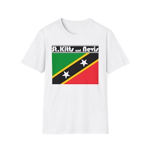 St. Kitts and Nevis Flag T-Shirt Gift - Comfortable Unisex