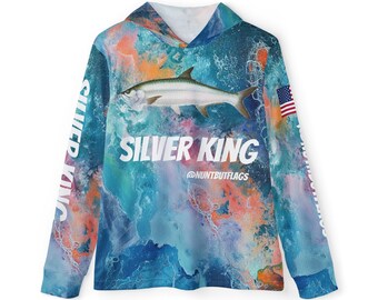 Sweat à capuche de pêche Silver King (TARPON)