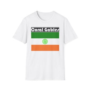 Coral Gables Flag T-Shirt Gift - Comfortable Unisex