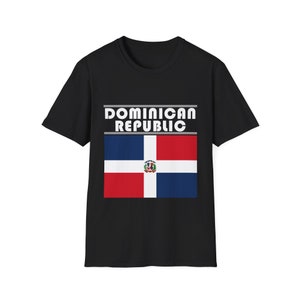 Dominican Republic Flag T-Shirt Gift - Comfortable Unisex