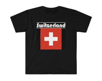 Cadeau T-Shirt Drapeau Suisse - Unisexe Confortable