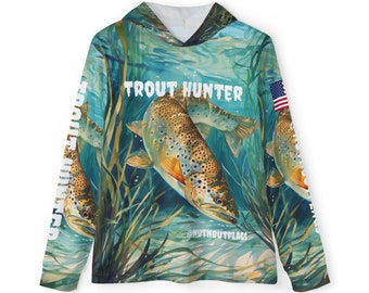 Trout Hunter fishing hoodie (Spotted Sea Trout)