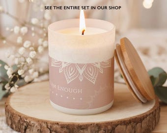 I Am Enough – Affirmation Candle for Self-Love