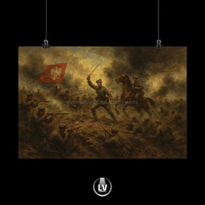 Miracle on the Vistula: The 1920 Battle of Warsaw, Dramatic Historical Matte Horizontal Posters, Military History Prints | APMT #4