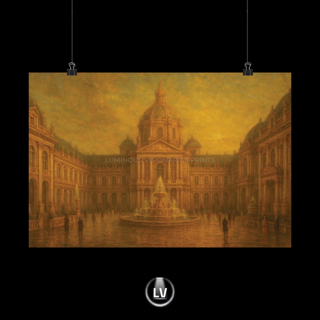 Matte Vintage Wall Art: Horizontal Posters - Warm Colors, Cozy Style ...