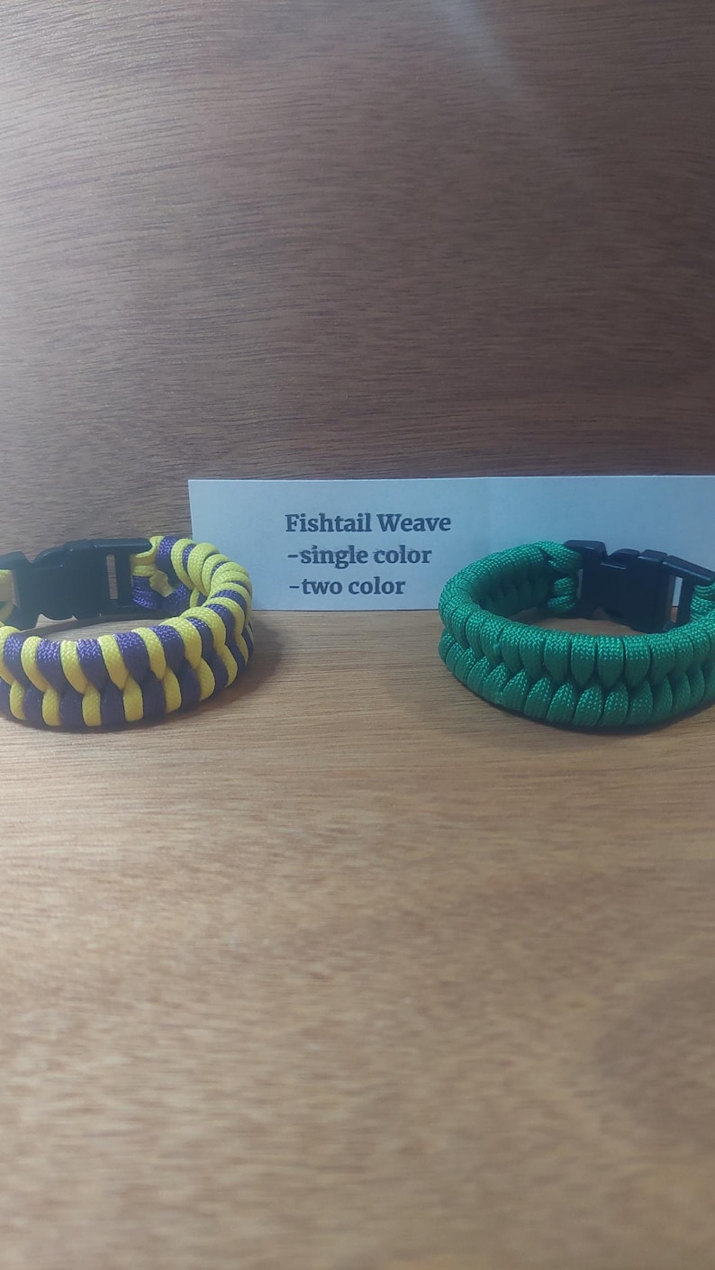 Custom Paracord Bracelet Etsy