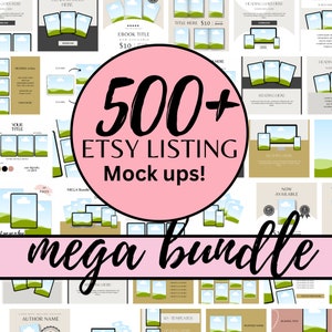 Etsy mock ups | Etsy Listing Mockup Template | Canva Listing Template | Etsy Mockup Bundle | Listing template | Sell On Etsy