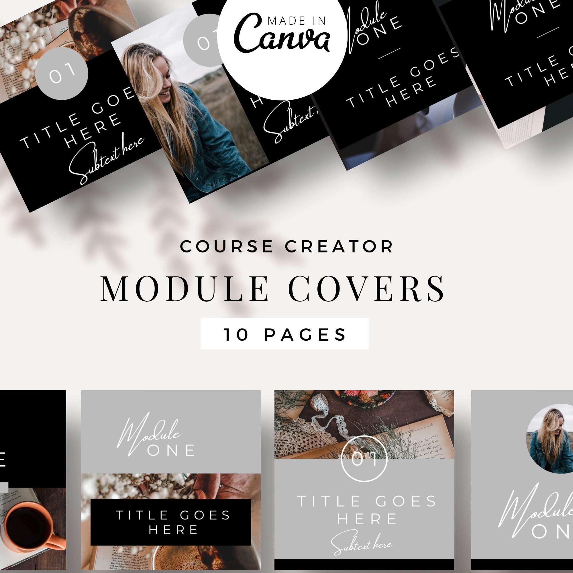 Course Creator Template | Course Slide Deck | Printable Course Planner ...