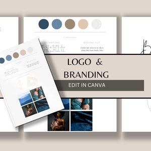 Diy Logo Design | Logo Designer Workbook Templates | Brand Sheets | Brand Guideline Template | Logo Board Template | Instagram Bundle