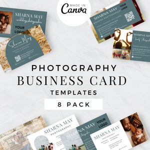 Photography Business Card Template | Instant Download! | Photographer Business Card Template | Marketing Brochure | Modern Business Card
