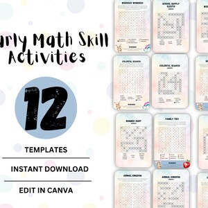 Printable Activity Bundle | Christian Games | Word Find | Digital Download | Halloween Word Search | Kids Bible Study | Digital Pdf Pages