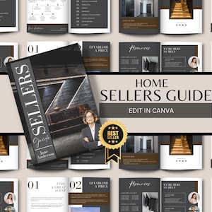 Real Estate Marketing | Canva Template | Listing Presentation | Realtor Buyer Packet & Seller Packet | Real Estate Buyer And Seller Guide