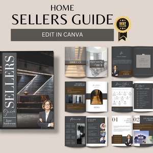 Real Estate Template | Buyer Guide | Seller Pre-Listing Presentation | Home Seller Guide | Realtor Buyer Packet & Seller Packet