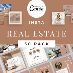 Real Estate Marketing | Real Estate Social Media | Real Estate Facebook Posts | Realtor Marketing | Realtor Canva Template