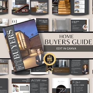 Home Buyer Guide | Realtor Buyer Packet | Home Buying Process | Real Estate Buyer Guide | Real Estate Marketing Template Bundle