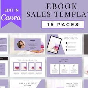 Lead Magnet Template | Minimalist Magazine Template | Canva Ebook | Ebook Cover | Training Manual | Digital Ebook Template | Lavender