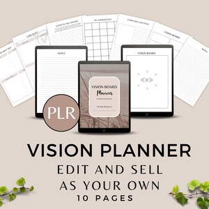 Commercial Use | Plr Digital Planner Template | Law Of Attraction | Monthly Templates | Editable Canva Planner Template | Done For You