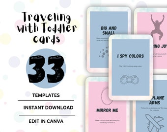 Road Trip & Airplane Activities Car Plane | Travel Toy | Fabric Cards | Family Travel Activity | Toddler Games | Washable Toy