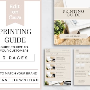 Print Size Guide | Print Size Chart | Lead magnet | Wall Display Guide | Editable In Canva | Wall Art Ratio Guide |  Digital Art