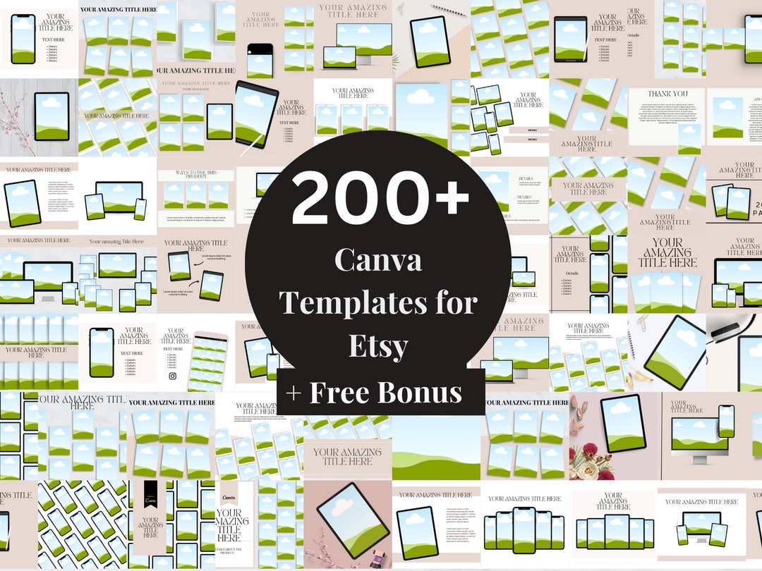 Etsy Listing Mockup Template Canva Listing Template Interior Etsy Listing Mockup Template Canva Listing Template Interior