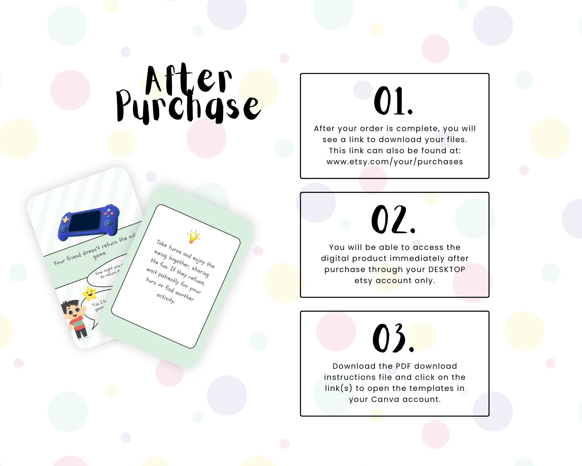 Kids Conflict Resolution, Flashcards for Kids, Social Skills ...