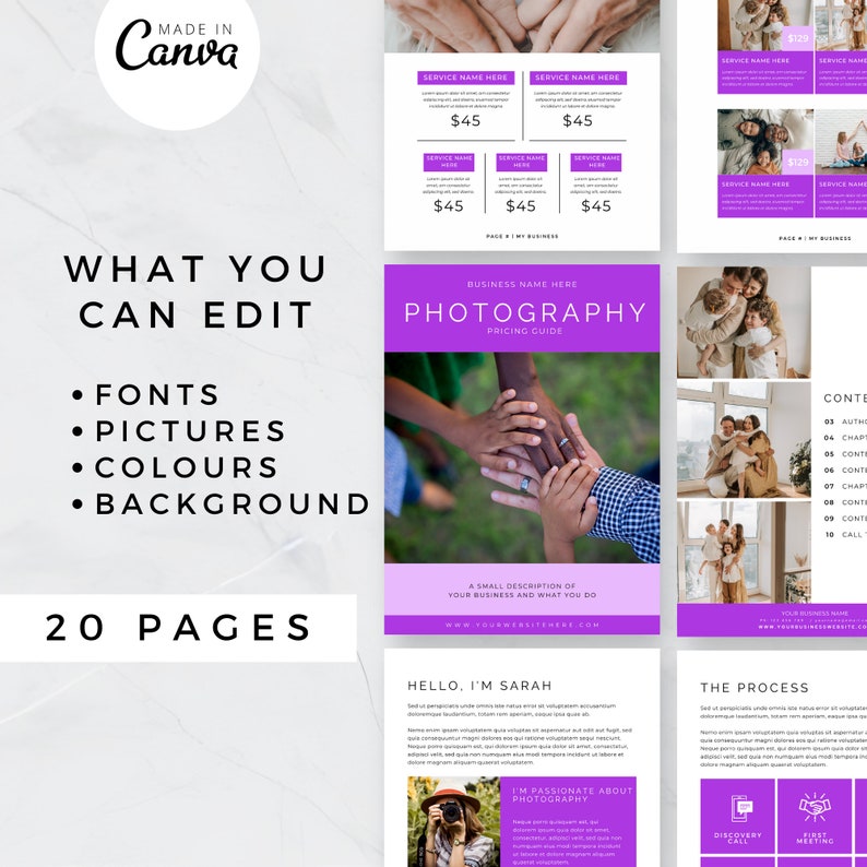 Photographer Pricing Guide Template Wedding Photographer Client Guide Photographer Pricing Guide Template Wedding Photographer Client Guide