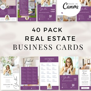Real Estate Marketing | Modern Business Card | Realtor Business Card | Download And Print Business Card | Digital Business Card Bundle, #2