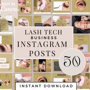 Lash Extension Posts | Lash Tech Highlight Covers | Lash Tech Instagram Post Templates | Acuity Scheduling Website | Story Posts