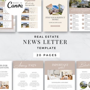 Real Estate Newsletter | Real Estate Printable | Real Estate Flyer | June Newsletter | Realtor Email Marketing | Realtor Printable
