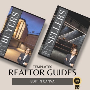 Real Estate Buyer And Seller Guide | Seller Guide And Buyer Guide Bundle | Home Buyer Guide | Home Buying Process | Real Estate Marketing