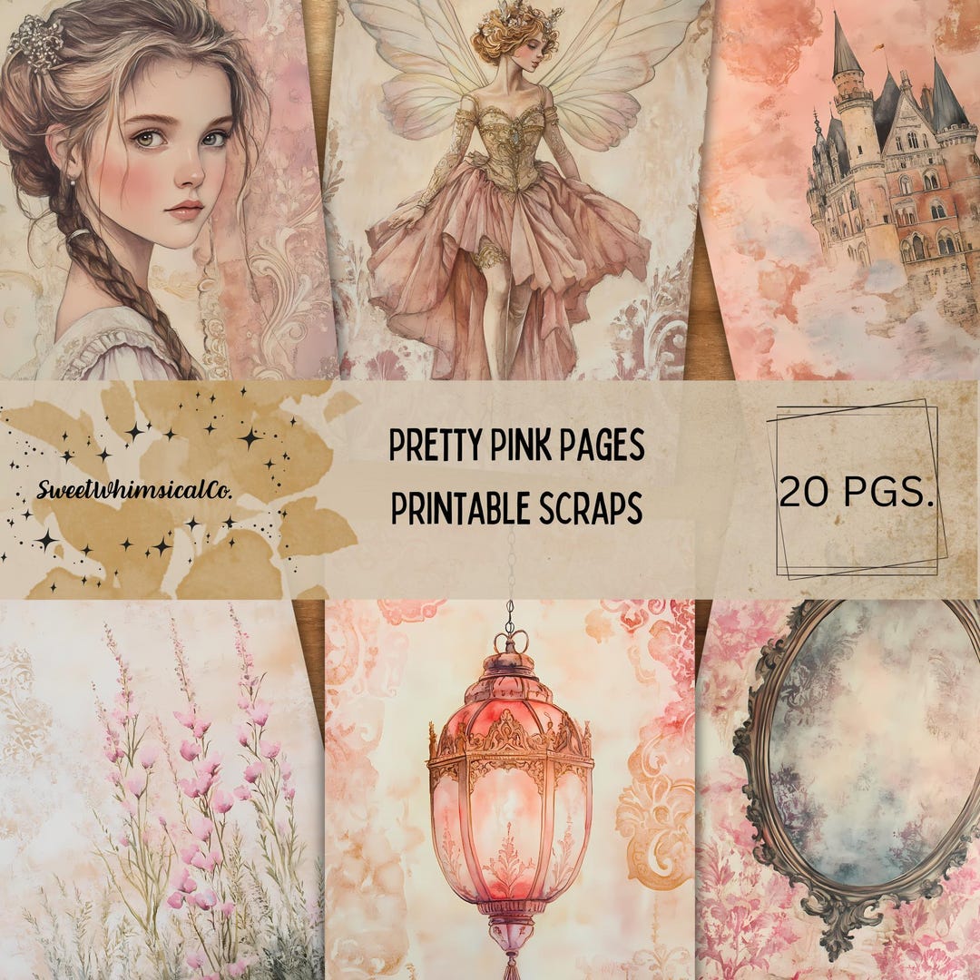 Printable Junk Journal Pages, Junk Journal Paper, Collage Sheet ...