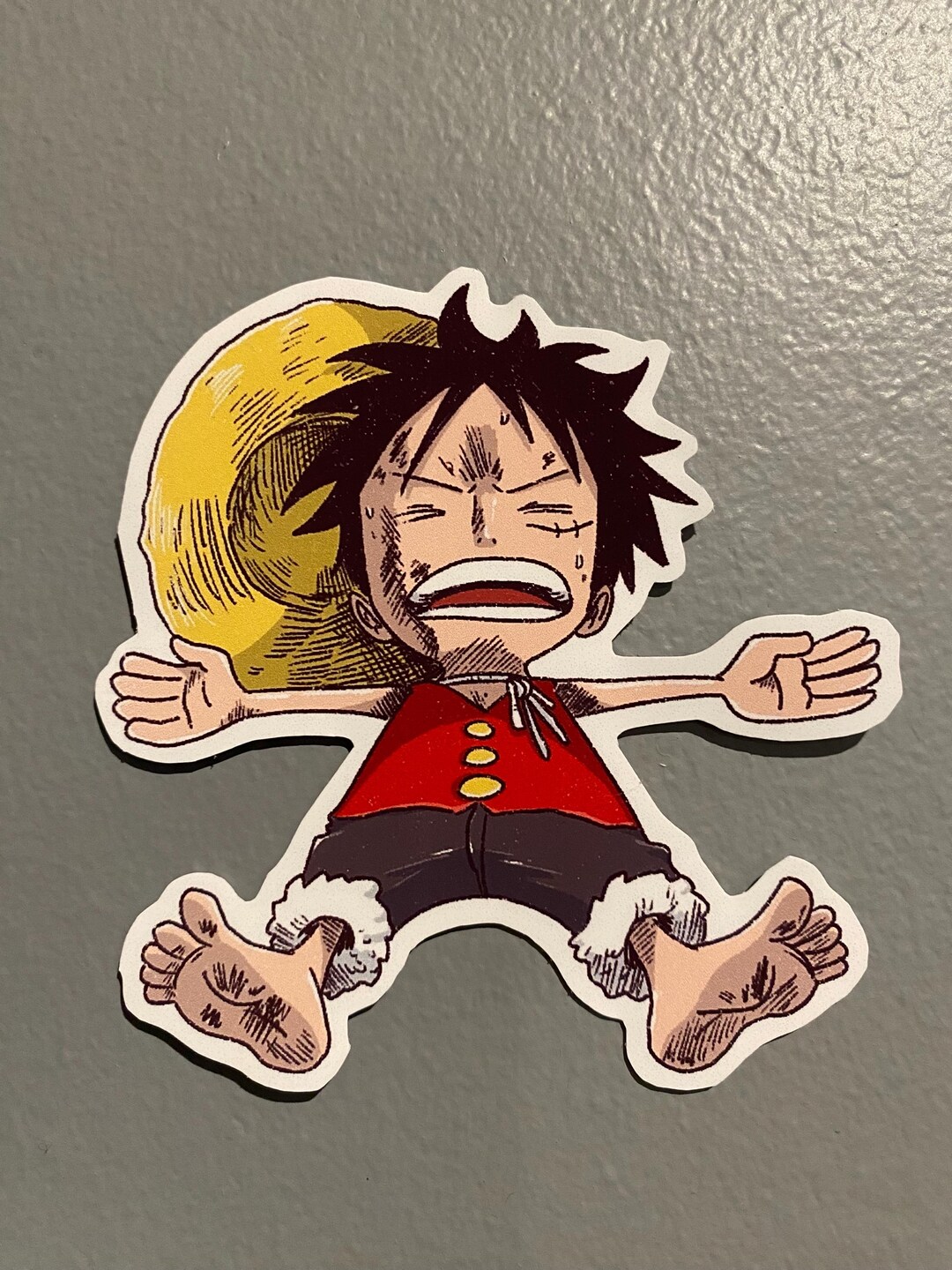 Gear 3 Mini Luffy Sticker - Etsy
