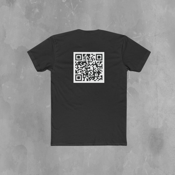 F*CK YOU! QR Code Men's Cotton Crew Tee