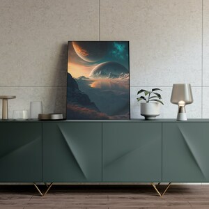 Planets in space