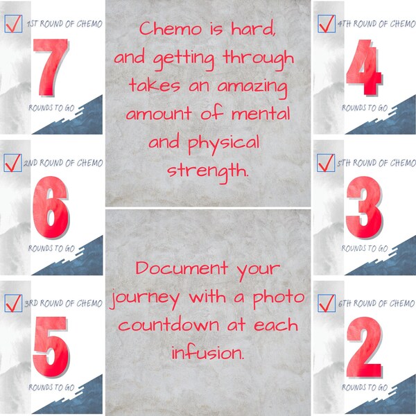Chemo Treatment Countdown Etsy