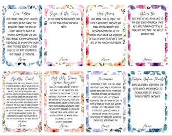Catholic Prayer Cards - 40 Prayers