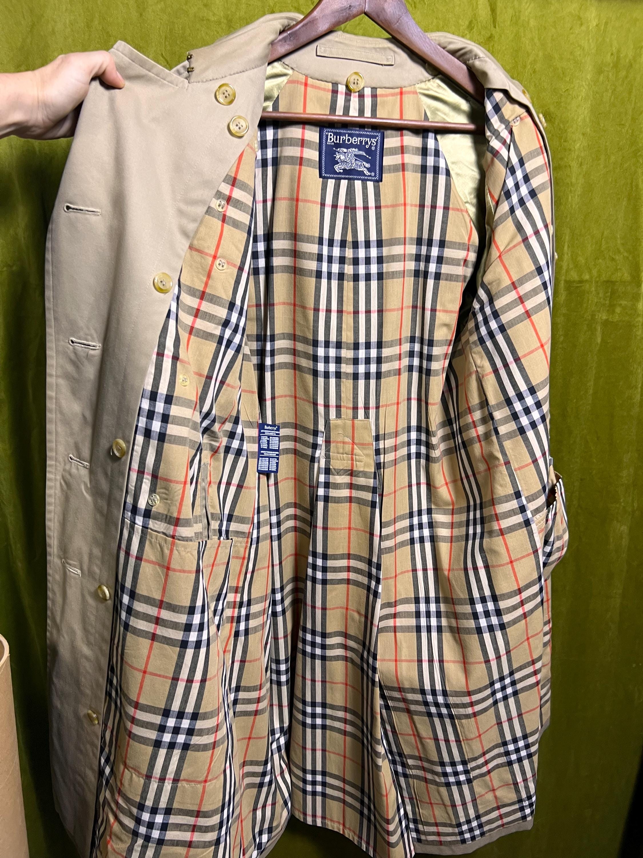 Vintage Burberry Jacket - Etsy