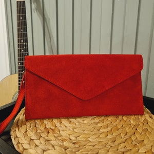 Red suede bag zara outlet