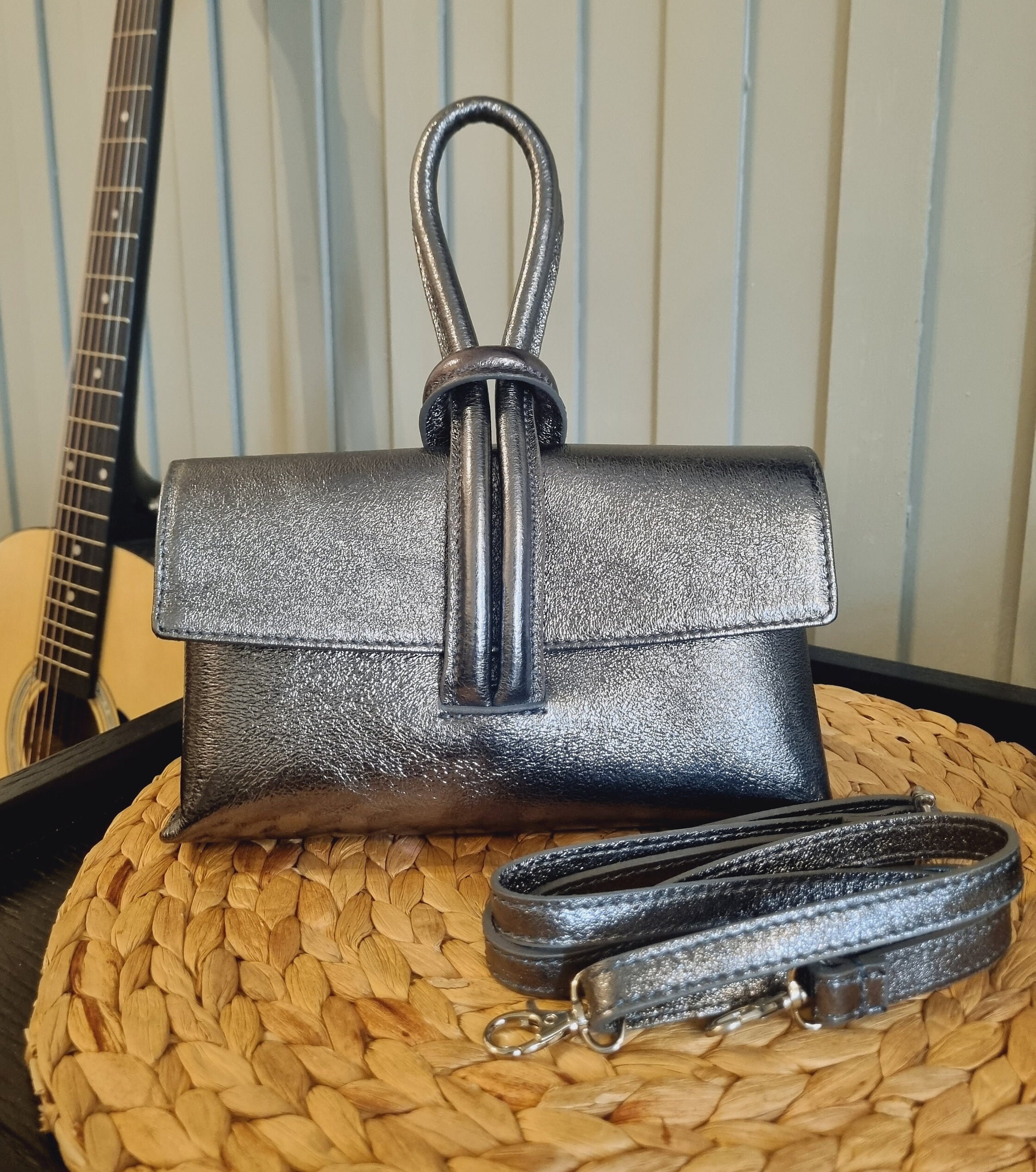 Pewter Evening Bag 