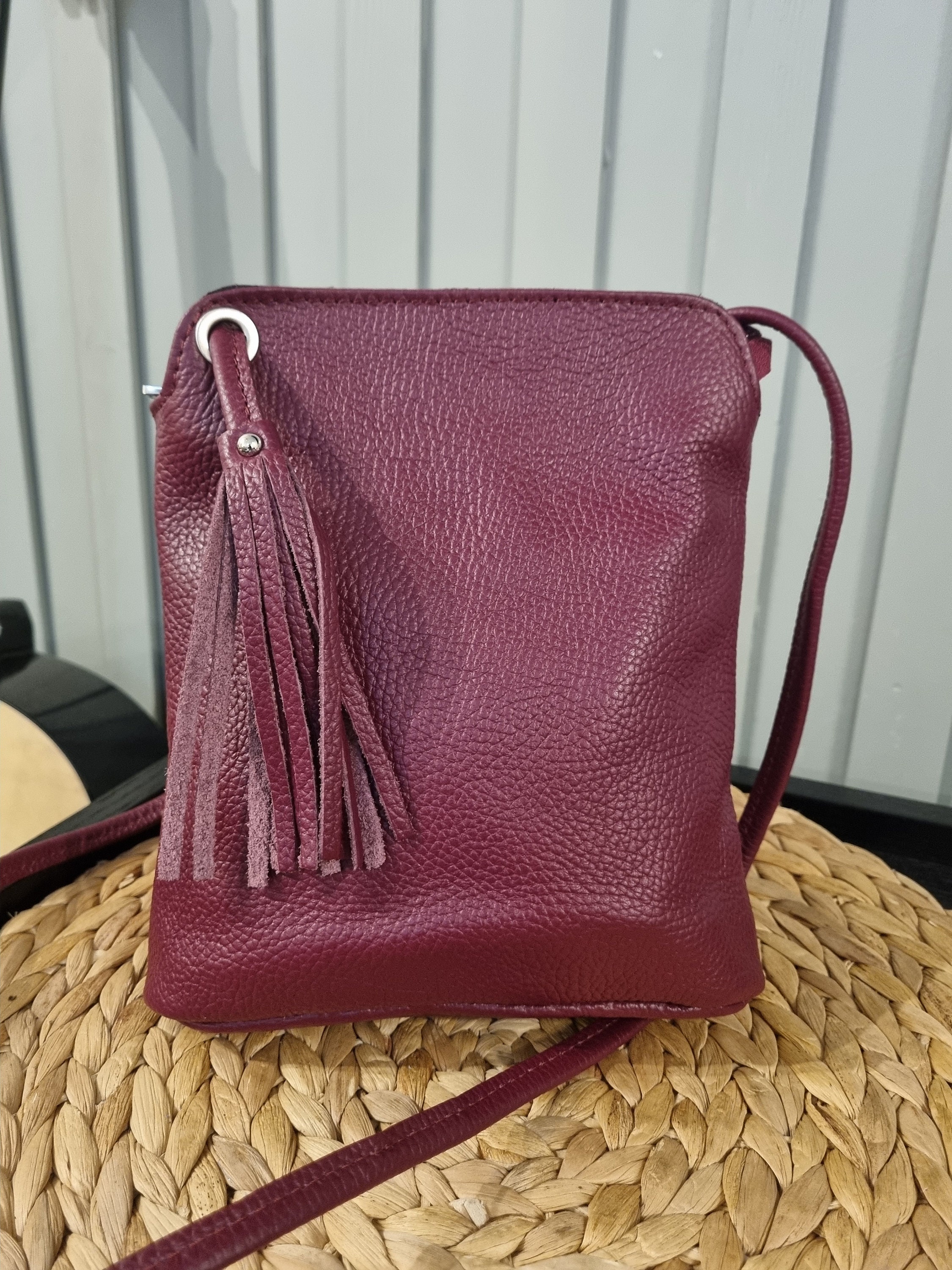 Maroon side deals bag